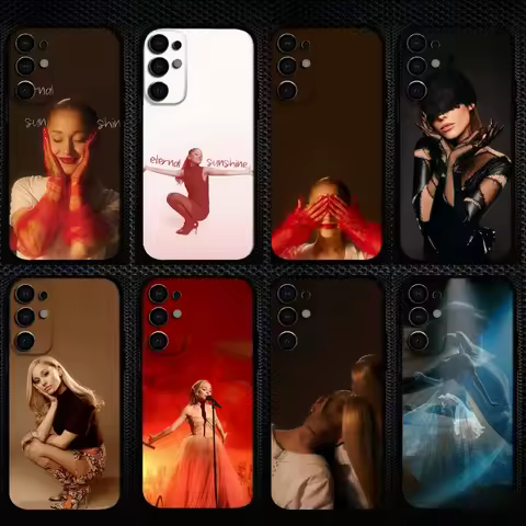 Ariana G-GrandeS-E-Eternal Sunshin Phone Case For Samsung S25,S24,S23,S22,S21,S20,Plus,Fe,Lite,Others Black Cover