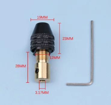 2mm-5mm Universal Kleine Elektronische Bohrer Spannzange Mini Chuck Werkzeug Set Leuchte Clamp Multifunktions Micro elektrische Bohrfutter – Detail 23