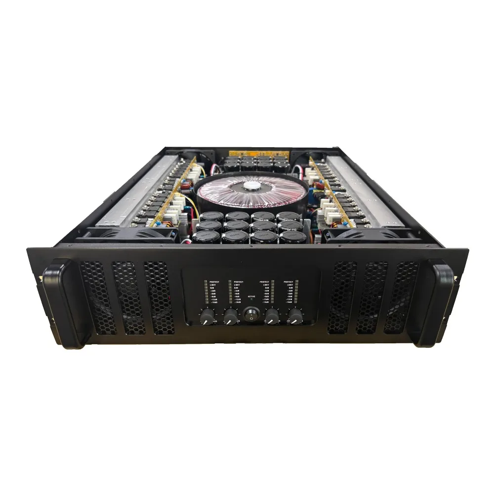 4-Channel TD-Class Amplifier 2000W Per Channel High Power For Large Stage Performances 8 Ohm Impedance Active/Passive Pro Audio