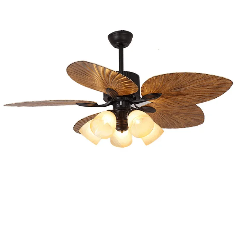 American style, dining room fan light, retro, living room, bedroom, ceiling fan light, household