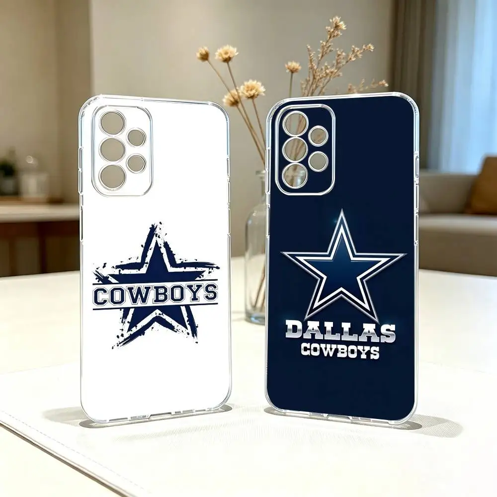 Cool D-dallas C-cowboys Football   Phone Case For Samsung S25,S24,S21,S22,S23,S30,Ultra,S20,Plus,Fe Transparent Cover