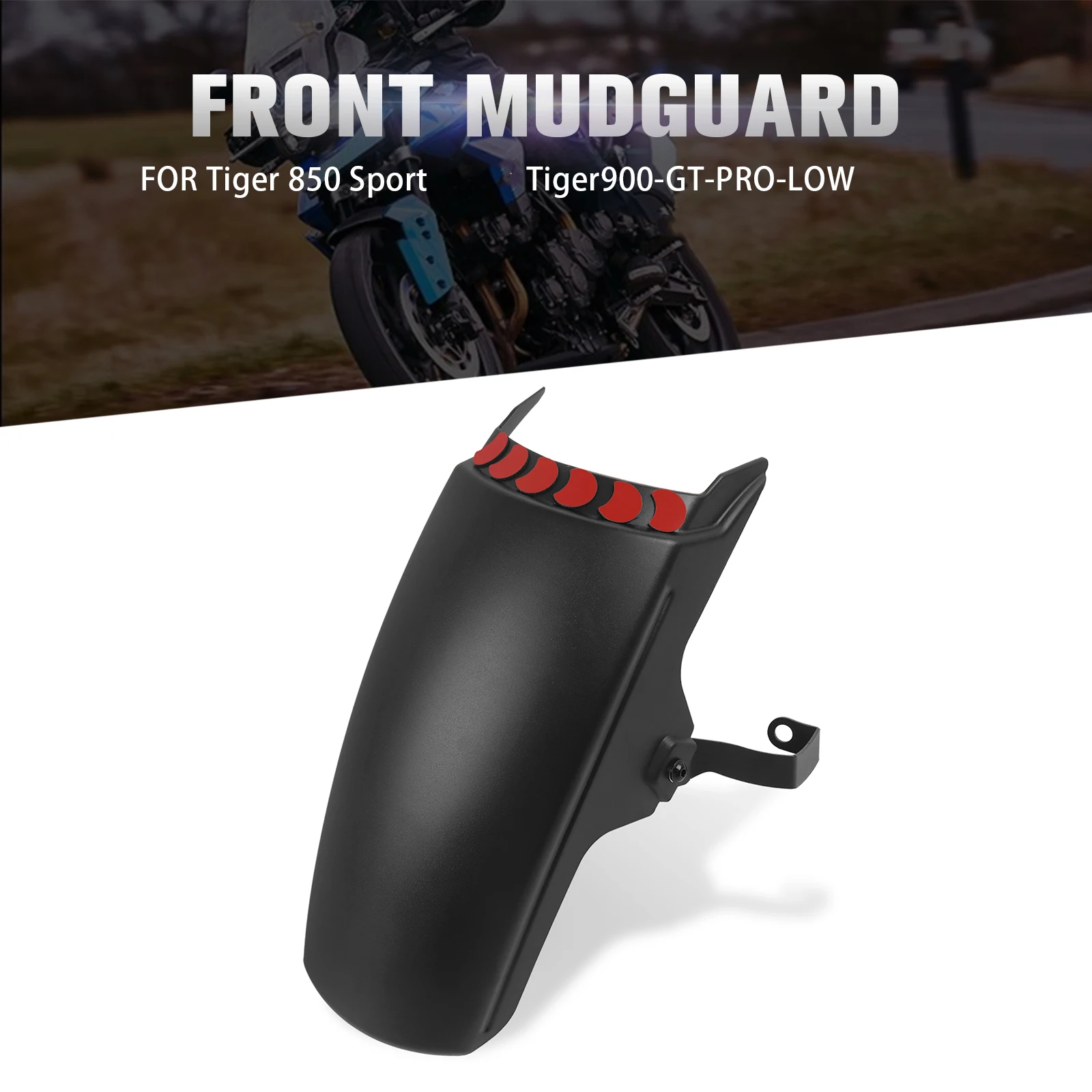 For Tiger 850 Sport 2021-2024 Tiger900 GT PRO LOW 2020-2024 Motorcycle Front Fender Extender Mudguard Extension