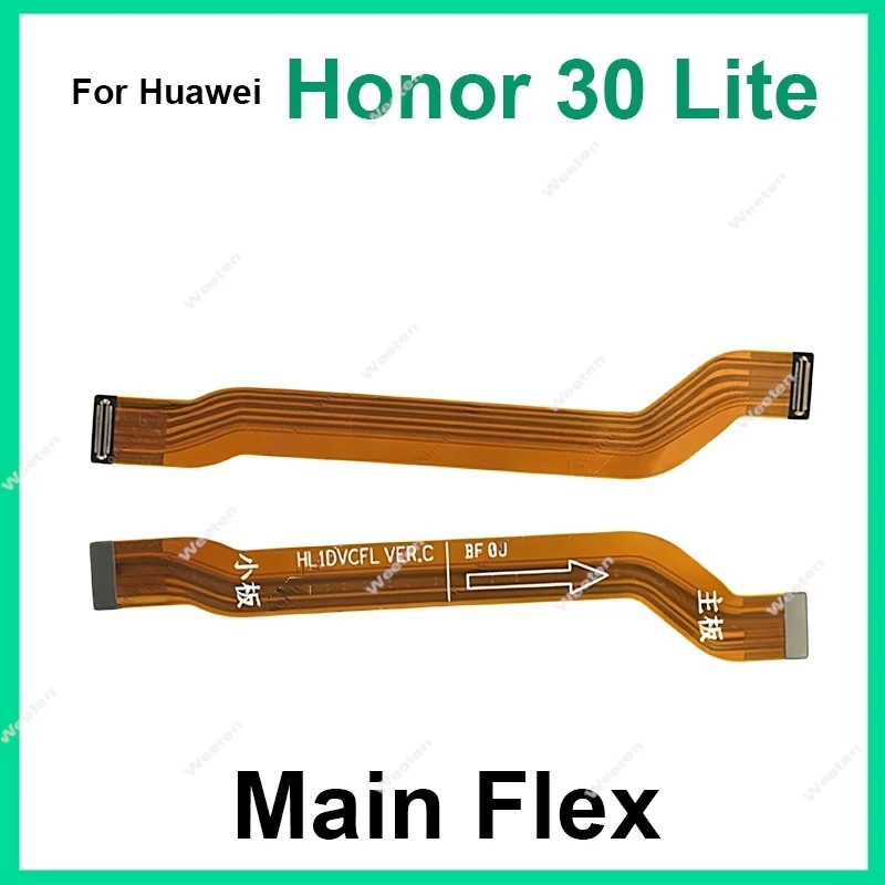 Main Board Motherboard Flex Cable For Huawei Honor 30 30 Lite 30s 30i 30 Pro  Plus V30 Pro MainBoard USB Dock Flex Ribbon Parts