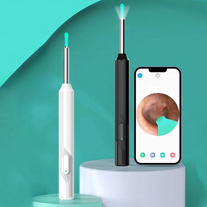 Xiaomi Smart Visual Ear Sticks Otoscope Ear Cleaner High Precision Ear Wax Removal Tool Mini Camera Removal Personal Health Care