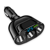 New! High-Quality For Car Charger 66W 5 Ports 336W Digital Display PD and USB Adapter Tablets 12-24V Super Quick Phone Charger