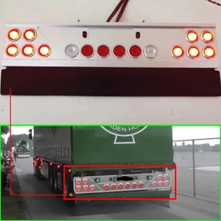 Metal LED Truck Taillight Assembly Angel Eyes PCB Light for 1/14 Tamiya RC Truck Car For Scania For man