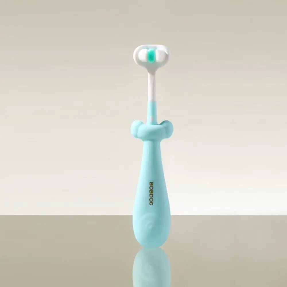 

Deep Cleaning 3D Stereo Toothbrush Cleaning Teeth 360 Degree Three Sided Toothbrush Candy Color Portable Children Oral Care