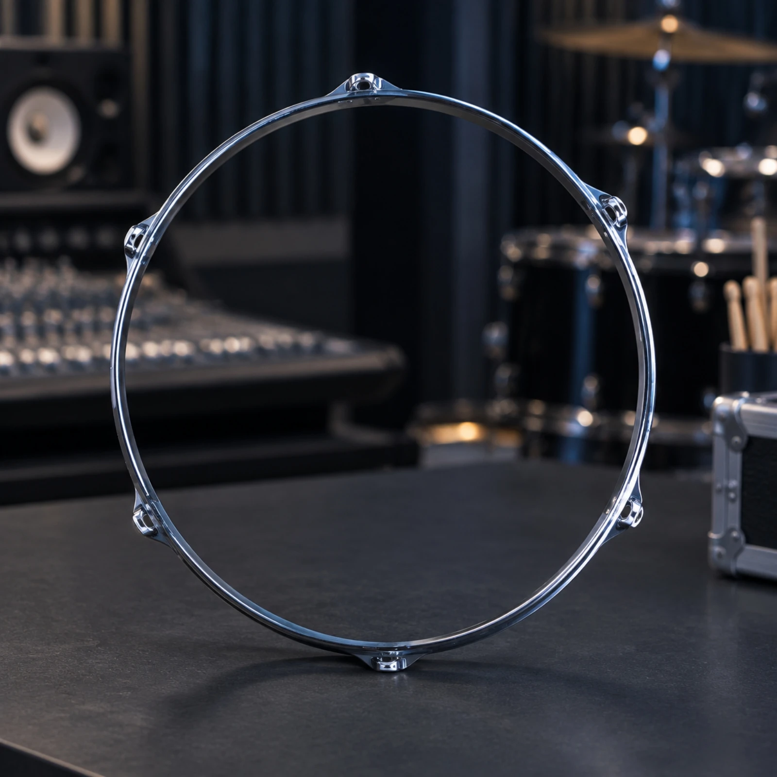 Drum Set Replacement Hoop Easy to Install Circular Drum Hoop Percussion Instrument Part High Quality Consistent Tension