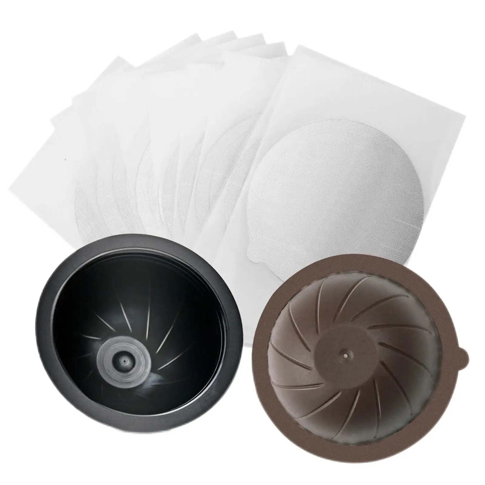 Refillable Coffee Pod Filter Cup 150ml 230ml with Foil Seals for Coffee Maker Replacement Accessories Reusable Kitchen Tool