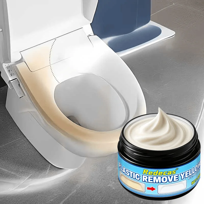 Plastic Yellowing Remover Cream, AC Renewal, Panel Whitening, Lamp Cover Oxidation Restorer, for Toilet Seat & Appliance Housing
