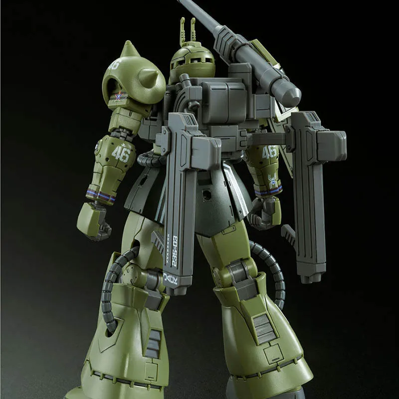 Bandai Originele GUNDAM HG 1/144 Serie MS-06K ZAKU Anime Action Figure Model Assemblage Speelgoed Collectible Model Ornamenten Geschenken