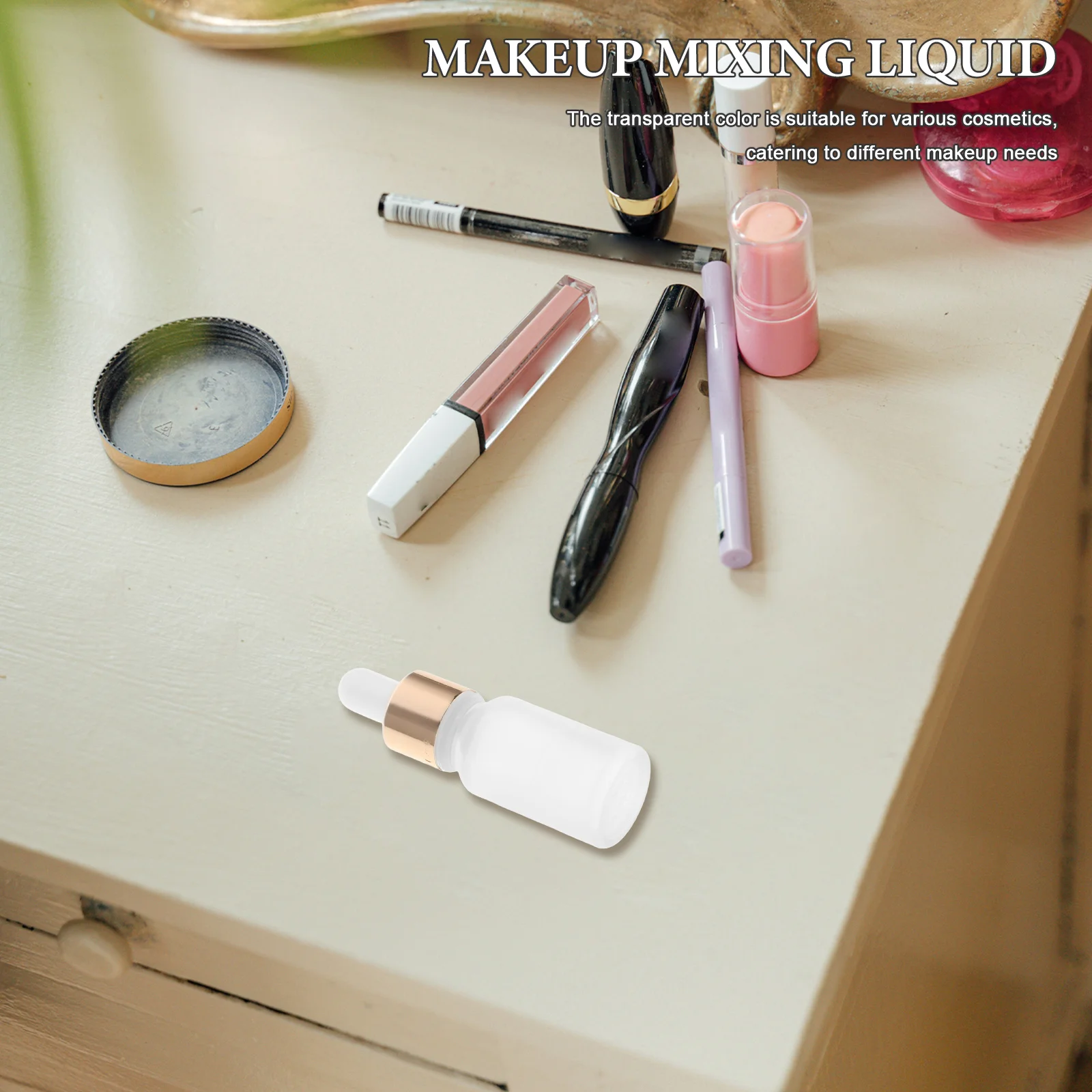 أرق لآلة ظلال العيون، سائل مزج مكياج شفاف، تركيبة شفافة تدوم طويلاً ومقاومة للتلطخ #4