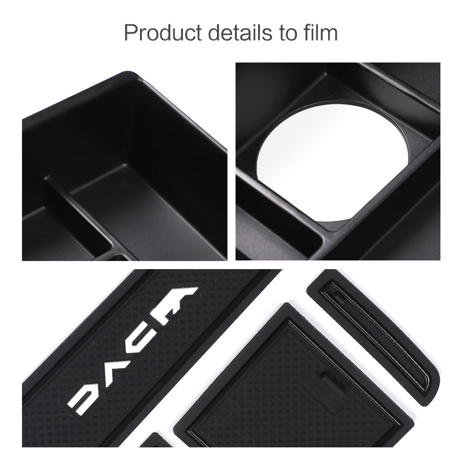 Car Center Console Box for Dacia Spring for Renault Kwid E-Tech Cup Holder Armrest Storage Tray Accessories Organizer Tidying