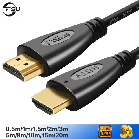 HDMI Gold Cable 4K 1080P 3D for HDTV 0.5m to 10m FSU