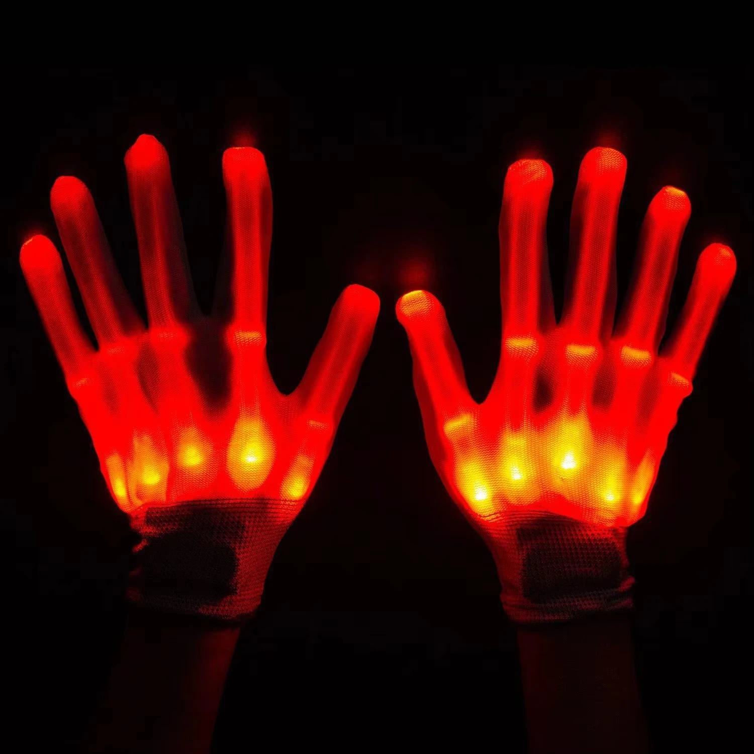 Wholesale Rave Light  Finger Lighting Glow Mittens LED Glow Gloves for Halloween