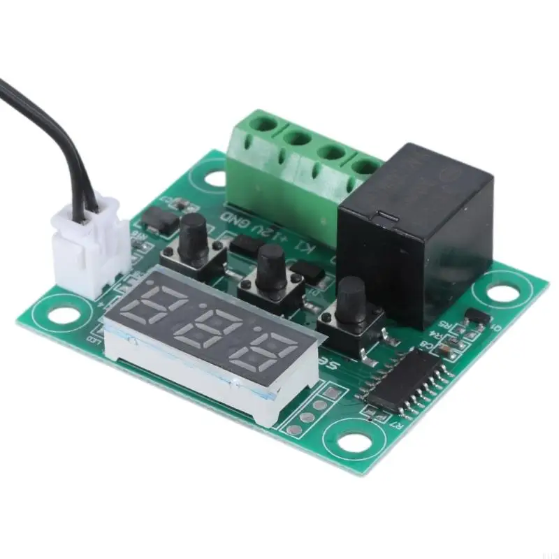 E1PD 12V Digital Temperature Controller Board Module Digital Thermostat Temperature Control Switch -50-110°C with Waterproof