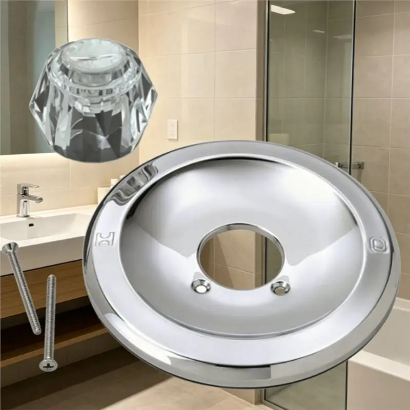 ABYP For Delta Faucet RP77740 Replacement Trim Kit- Single-Lever Handle& Round Shower Escutcheon In Metal