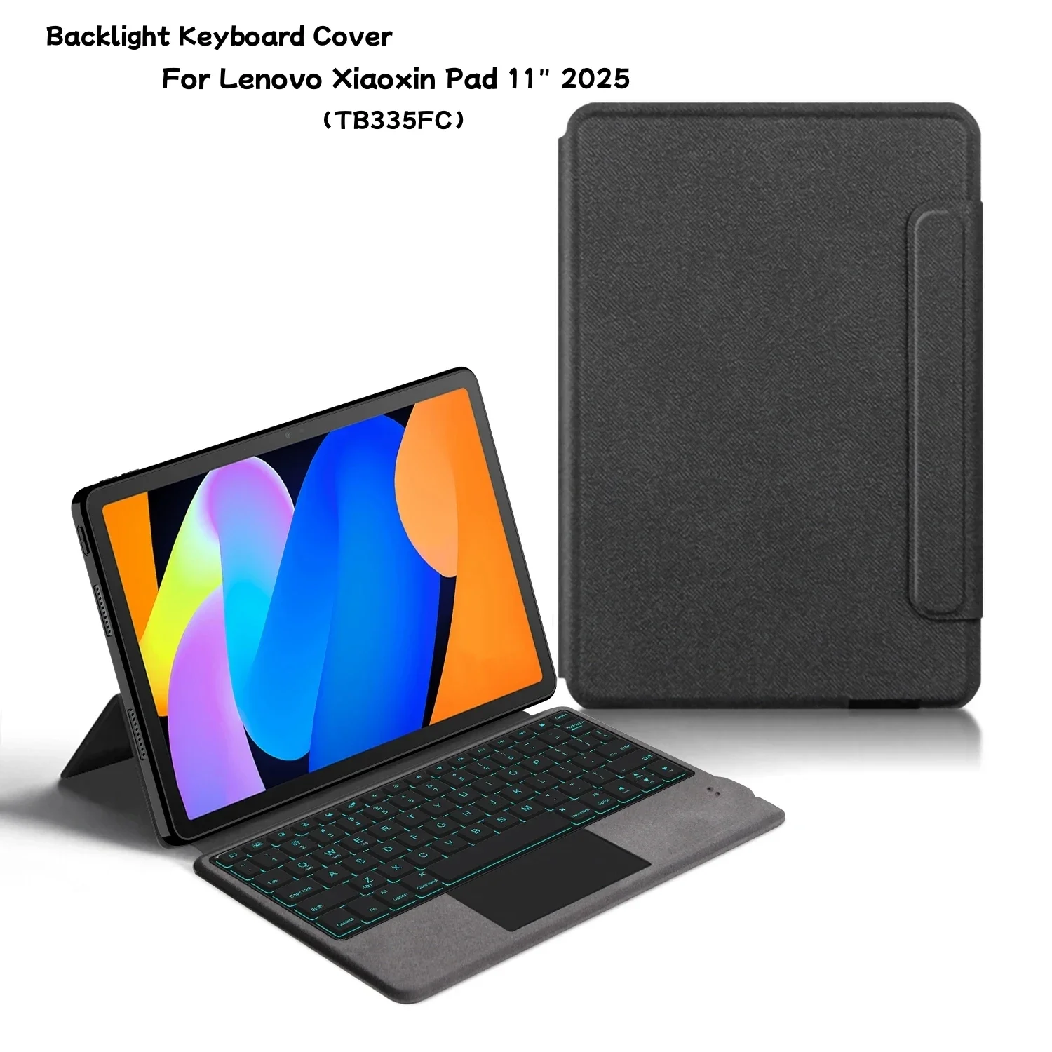 Smart Touchpad Backlight Keyboard Cover For Lenovo Xiaoxin Pad 11