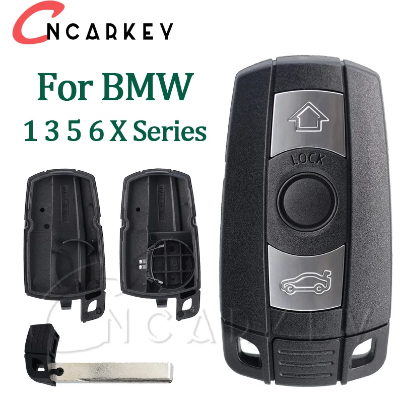 

Чехол для дистанционного управления с кнопками, сменный чехол для Smart Key Shell Blade Fob E90 E91 E92 E60, чехол для дистанционного управления BMW 1 3 5 6 X Series