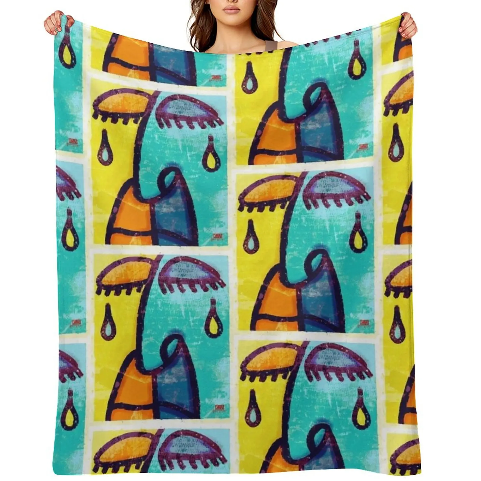 

Empathy Throw Blanket Soft Plaid Decorative Beds wednesday Beautifuls Blankets