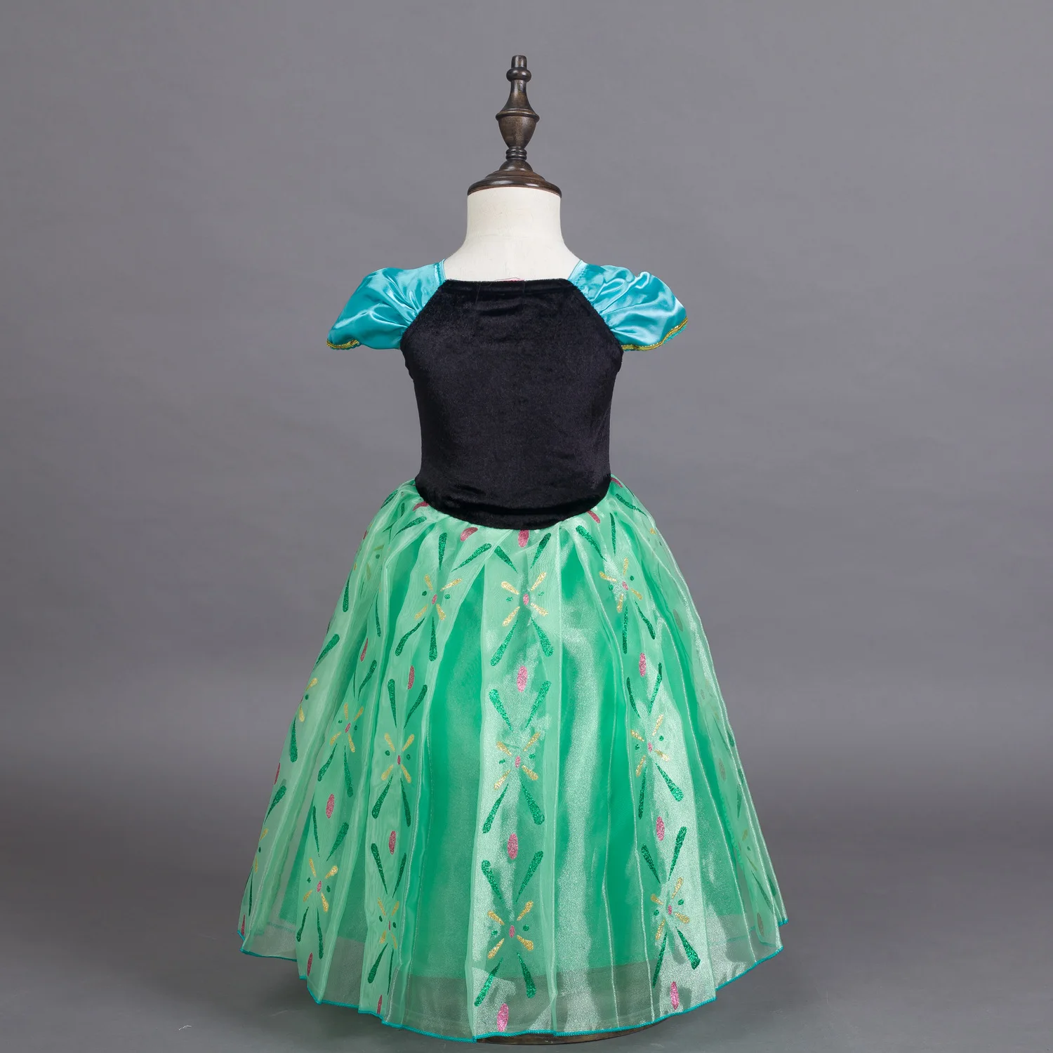 Frozen Princess Anna Performance Dress, ropa para niños, niñas