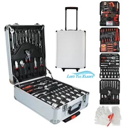 Profissional Multi-Function Hardware Household Toolbox, Conjunto completo, ferramentas dedicadas eletricista, 399 pcs