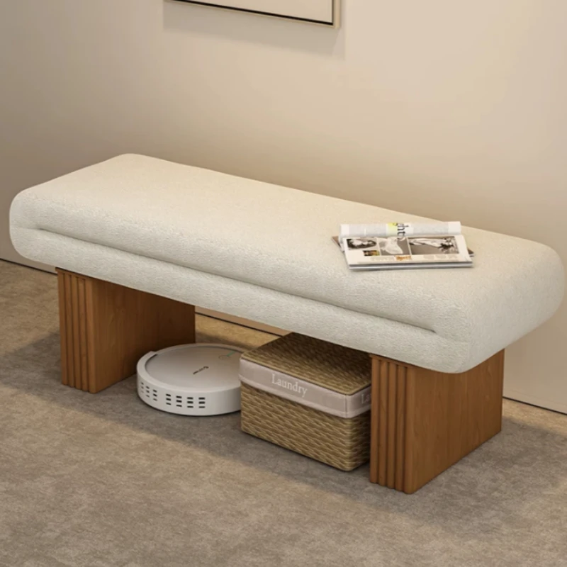 Solid Wood Retro Stool Decor Front Room Italian French Stool Sofa Outdoor House Muebles Para Hogar Furniture For Home Sets