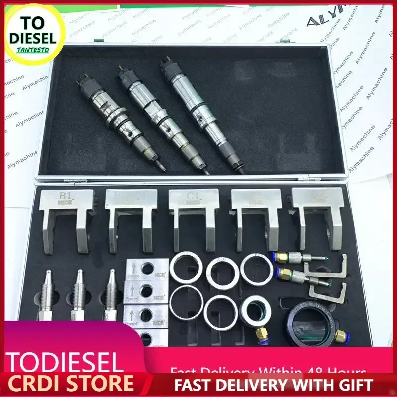 

Universal Diesel Common Rail Injector Oil Return Fixture Clamp Repair Tools for BOSCH DENSO CUMMINS