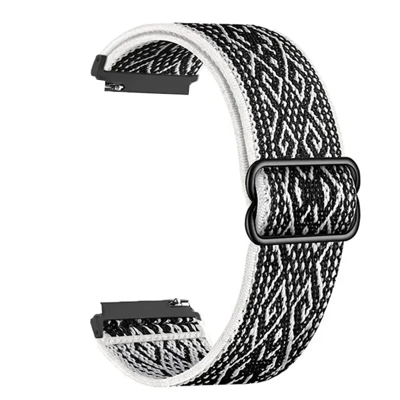 20 ミリメートル 22 ミリメートルストラップガーミン Venu 3 2/SQ 2 プラス弾性ナイロンバンドフォアランナー 265 255 165 168 245 音楽 Vivoactive 4 5 3 ブレスレット