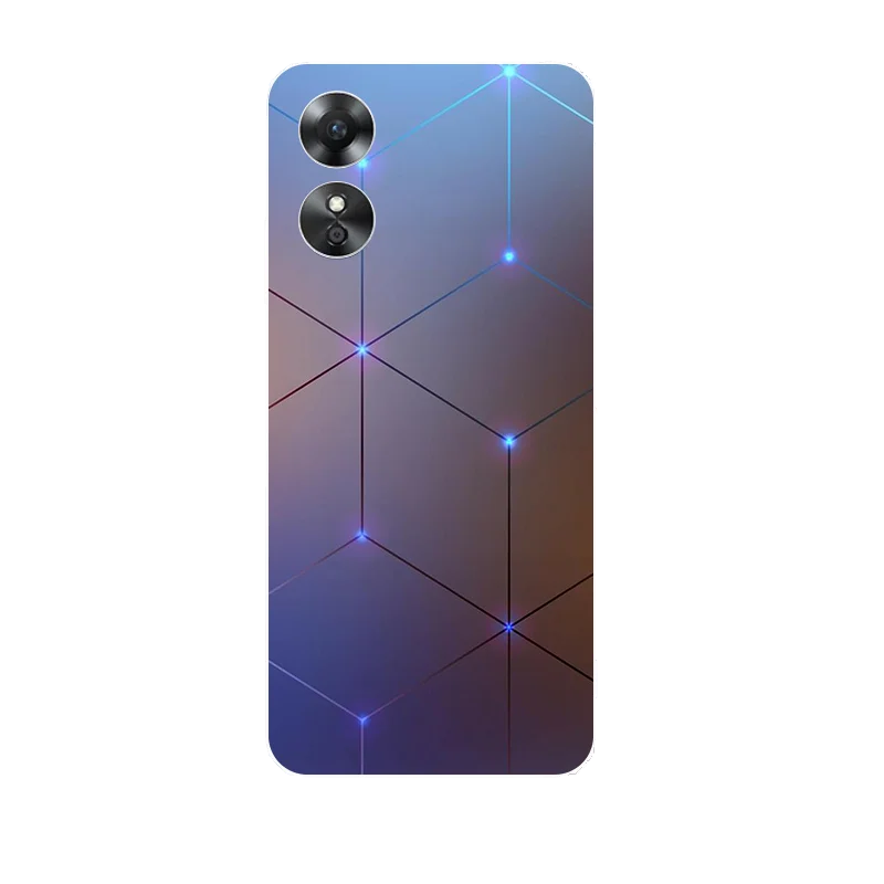 สําหรับ OPPO A17 A18 A38 กรณีฟุตบอลซิลิโคนนุ่มสําหรับ OPPO A17 CPH2477 17 ฝาครอบโทรศัพท์สําหรับ OPPOA17 etui Fundas