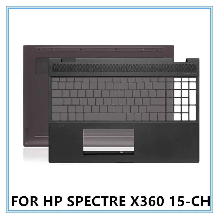 New Laptop Palmrest Upper Cover/Bottom Base Service Cover Door For HP SPECTRE X360 15-CH