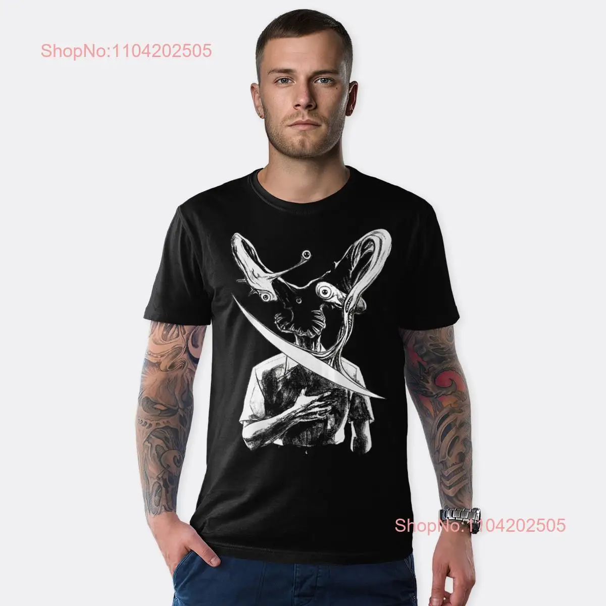 Parasyte Manga T Shirt Cotton  Sizes long or short sleeves