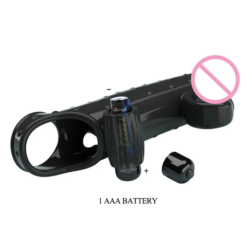 Vibration Men Wear Penis Cover To Increase Friction Sex Toys Accessories Accessoire Sexeul Couple view 4