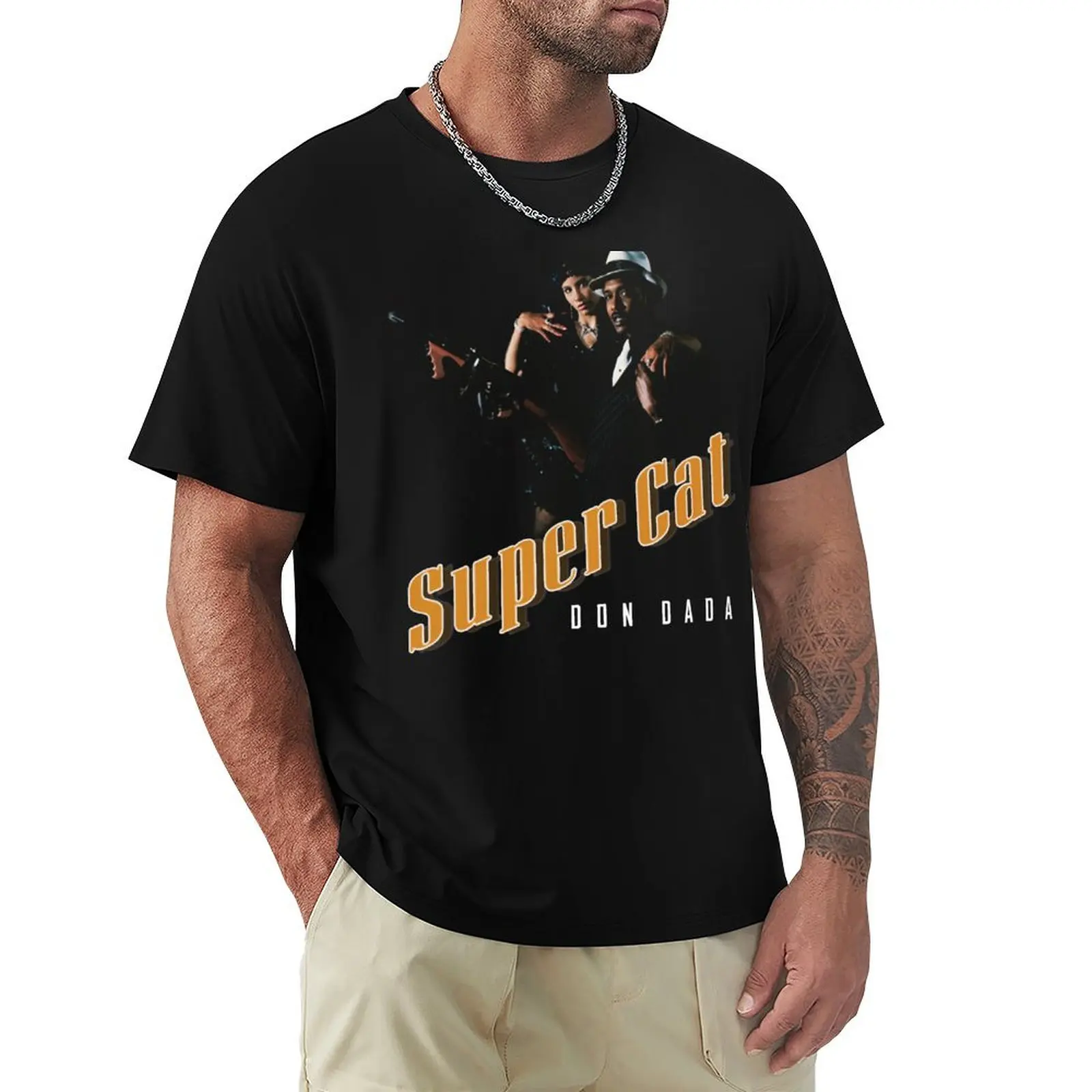 

Super Cat Don Dada T-Shirt Large Size Casual Tee Shirt