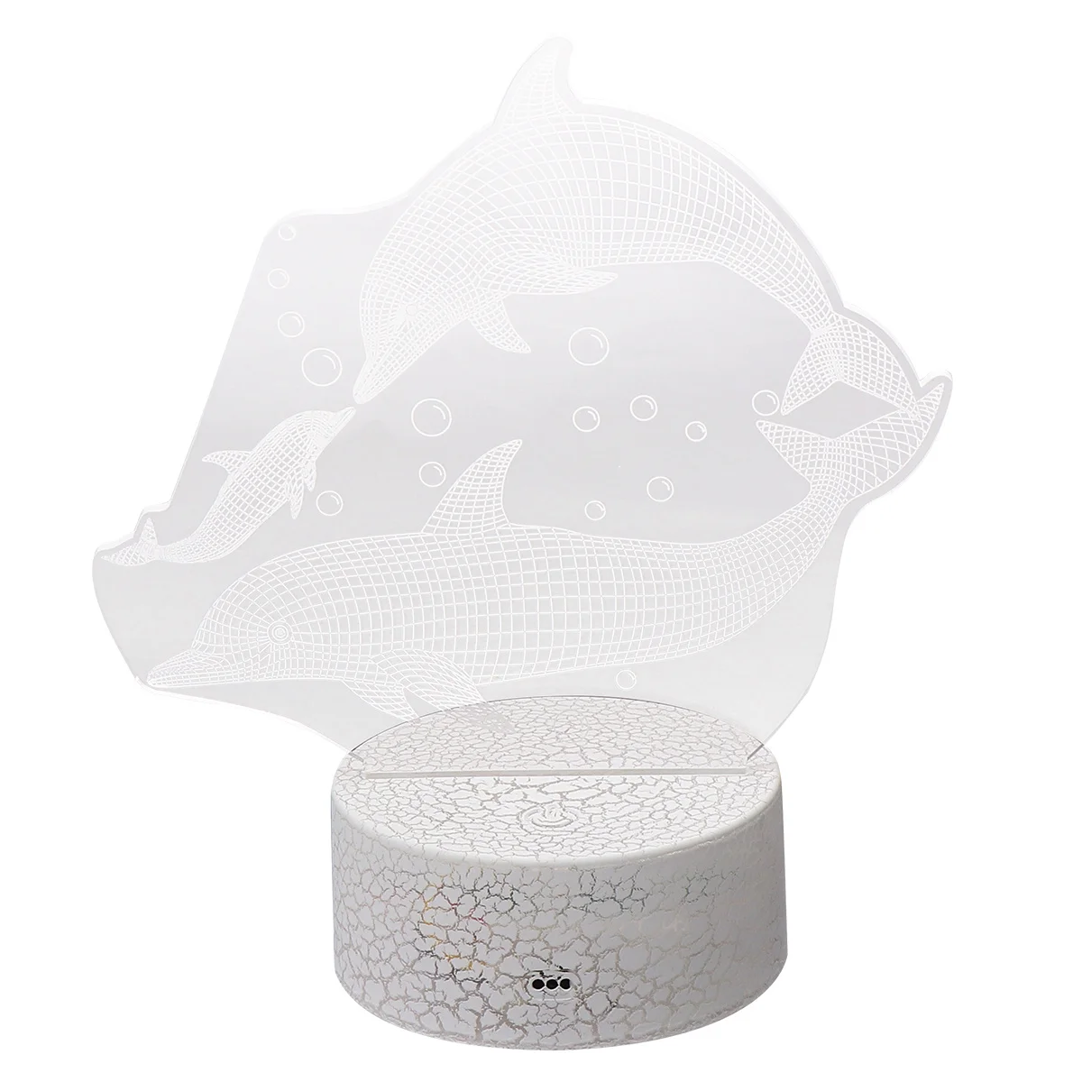 Nachtlampje Dolfijn Ontwerp Aanraaksensor USB-aangedreven slaaplamp Bedlampje voor kamerdecoratie Slaaplicht