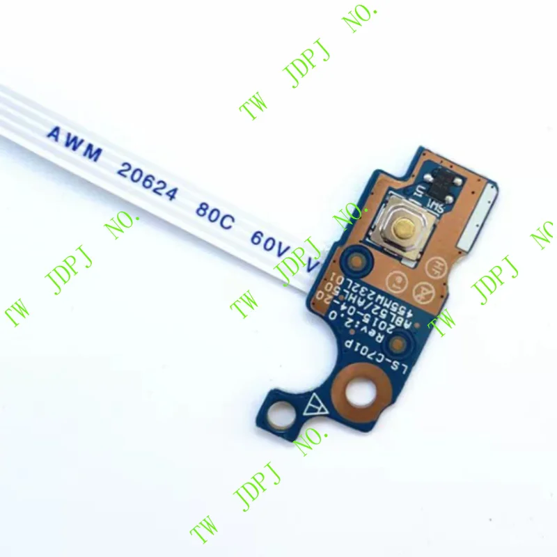 PJSE Power Switch Board For HP 15-AC AY AF BA TPN-C125 C126 250 255 G4 G5 Laptop Mouse Left Right Button Wire LS-C701P