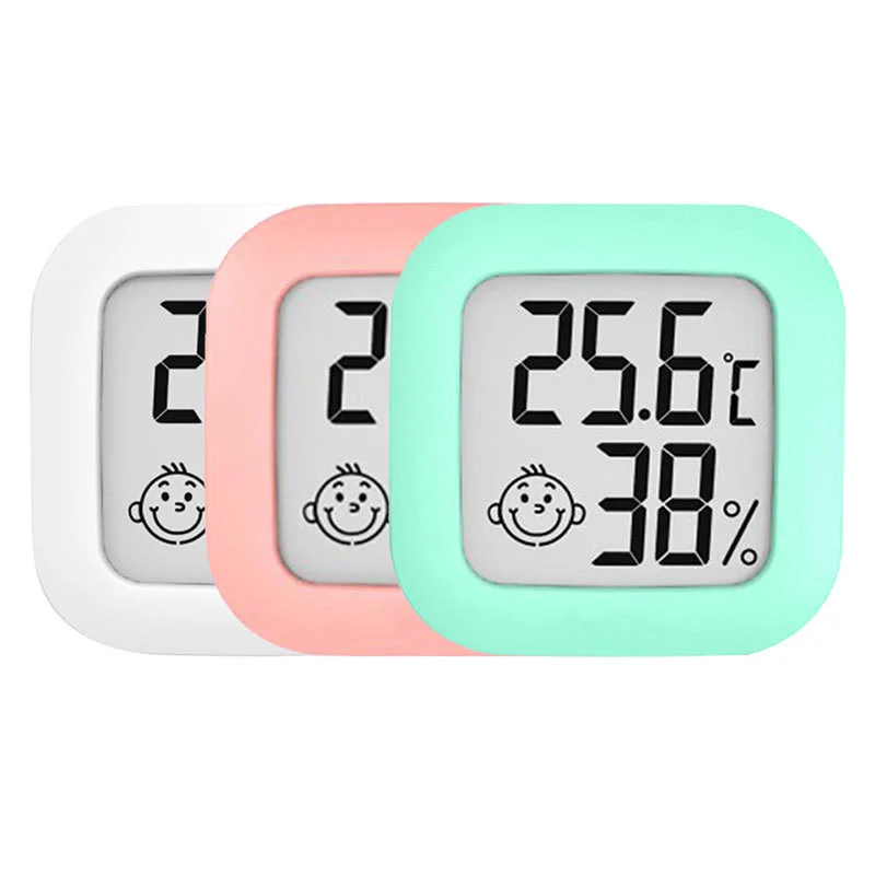 Mini Indoor Thermometer LCD Digital Temperature Room Hygrometer Gauge Sensor Humidity Meter Indoor Thermometer Temperature