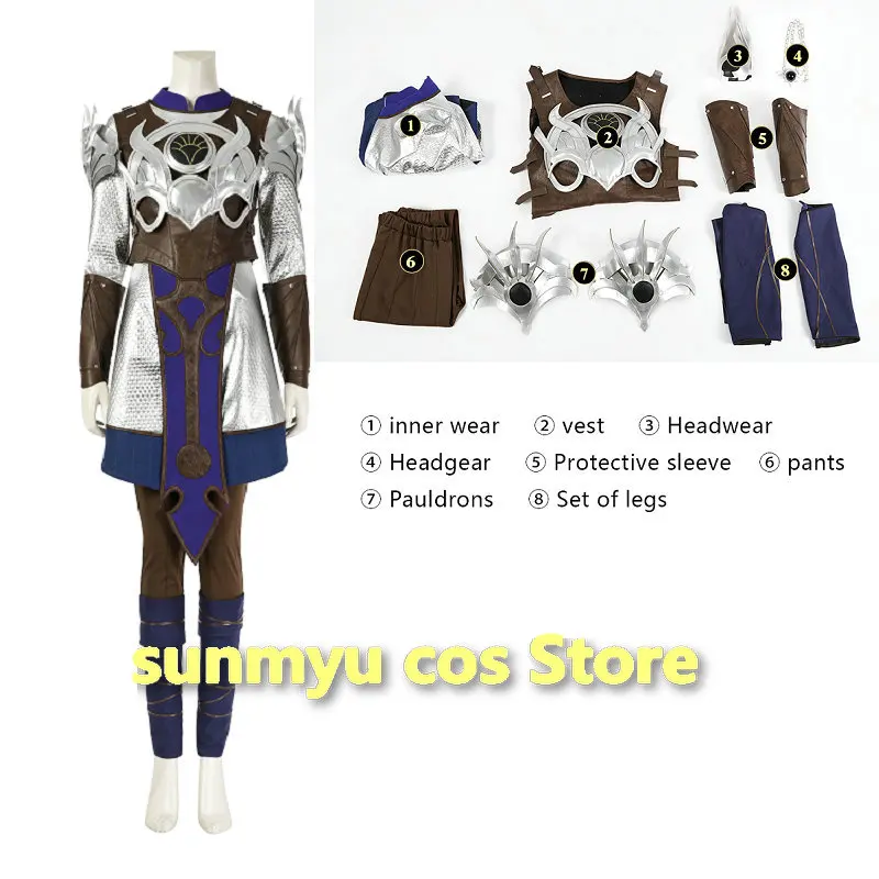 

Baldur's Gate 3 shadowheart Cosplay Costume Custom Size