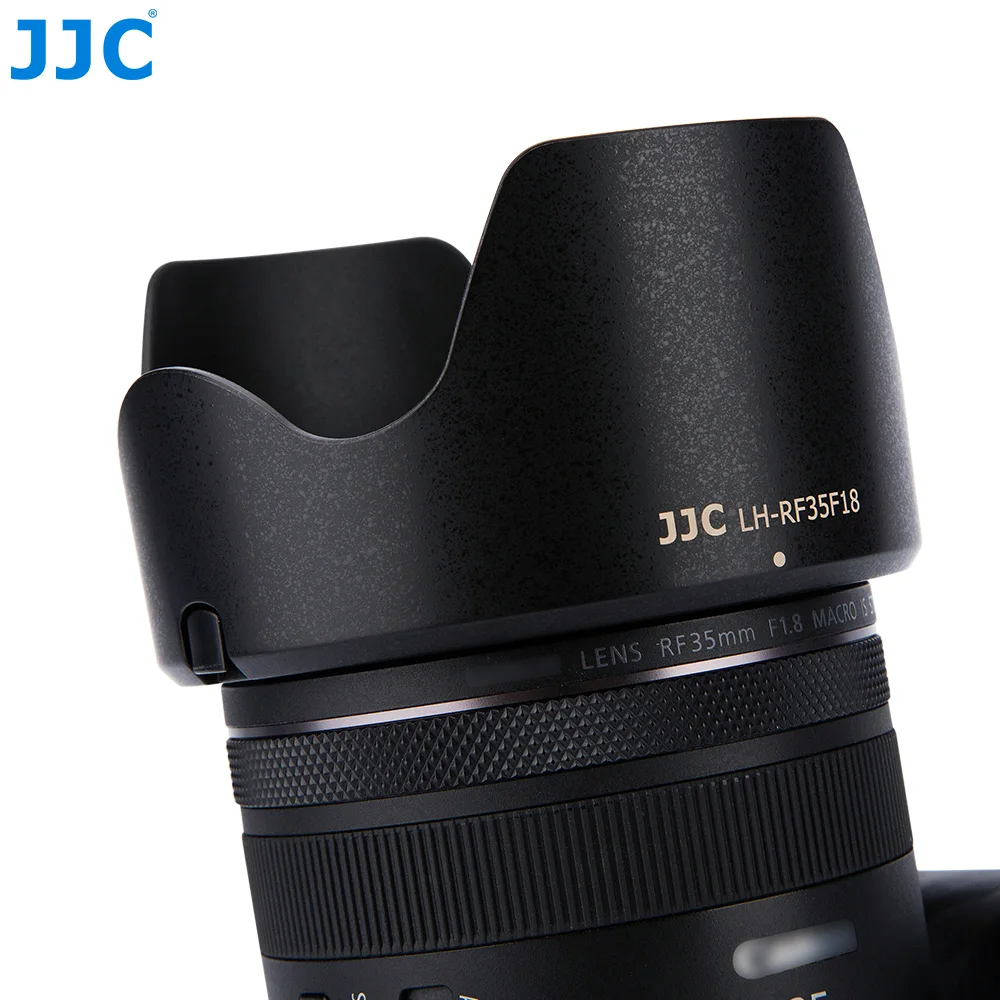 JJC Reversible RF 35mm Lens Hood Compatible With Canon RF 35mm F1.8 MACRO IS STM Lens for Canon EOS R RP Ra R5 R6 R7 R10 R3 C70