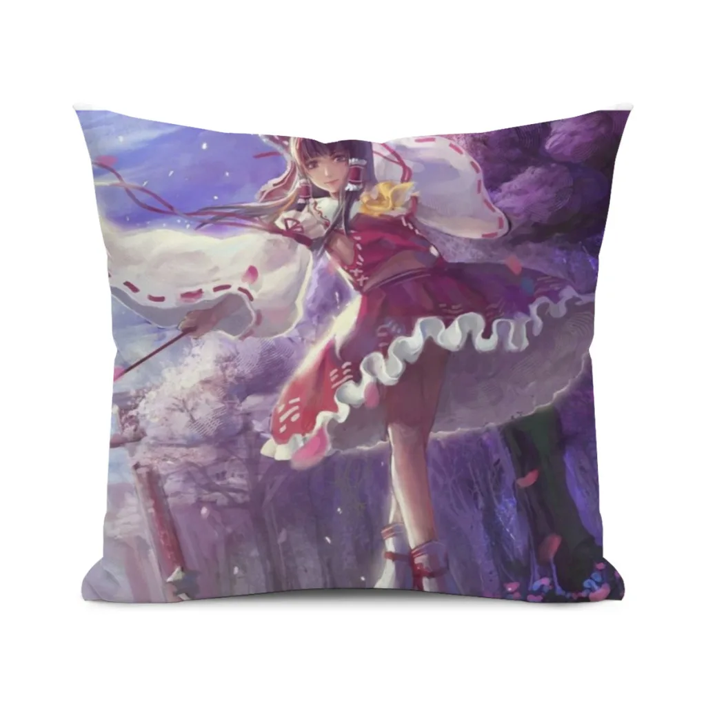 Reimu Cushion Cover 45x45cm Home Decor Sofa Pillow Home Pillowcase