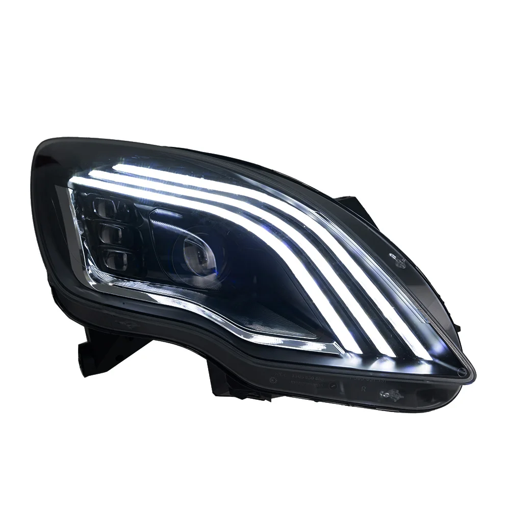 Car Lights for W251 Car LED DRL Headlights R Class R320 R350 V251 Front Head Lamp Projector Lens Automotive Accessories