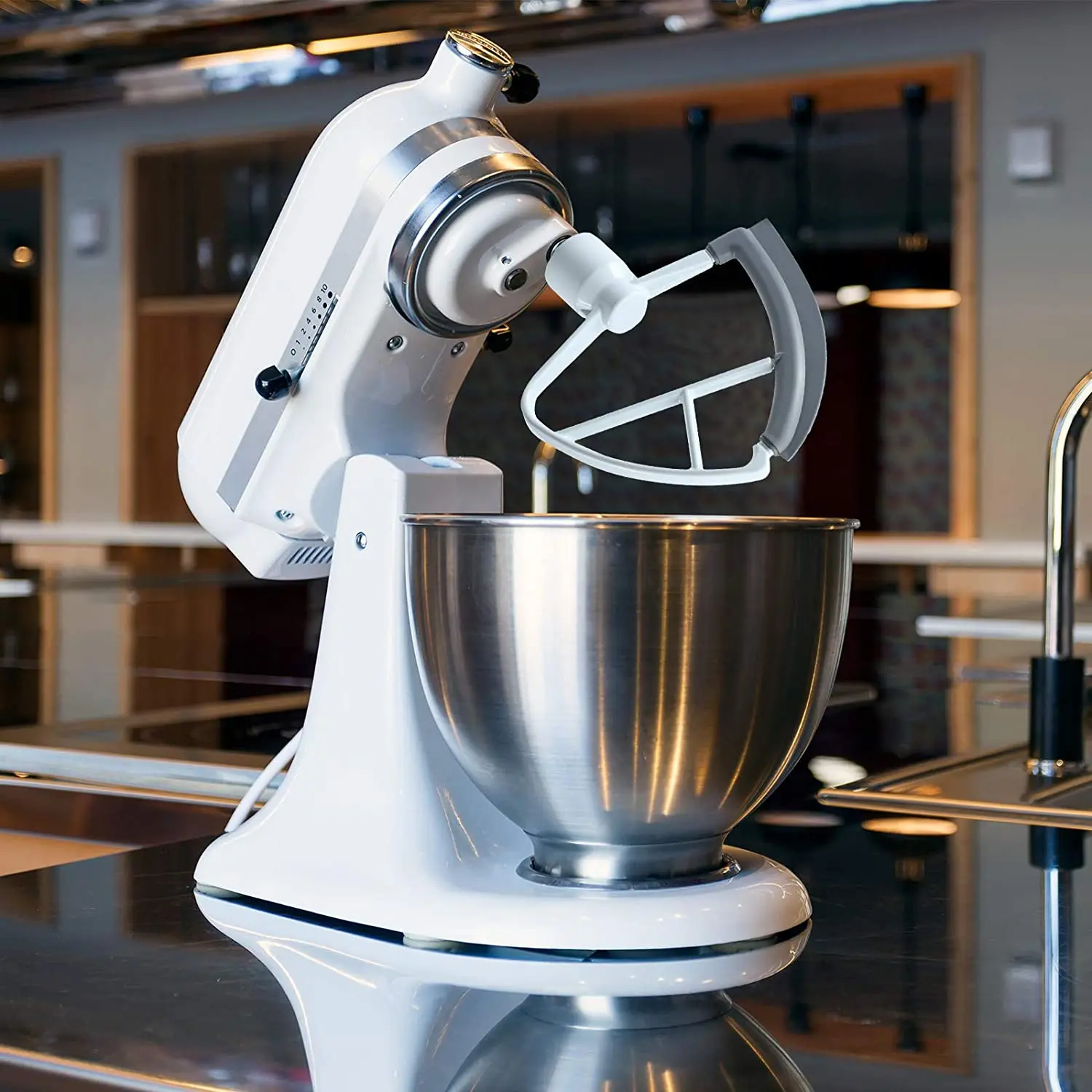 

A21Q -Flex Edge Beaters Set For Stand Mixer Accessory Mixer Beater For Kitchenaid For 4.5-5Qt Bowl-Lift Stand Mixer Attachment