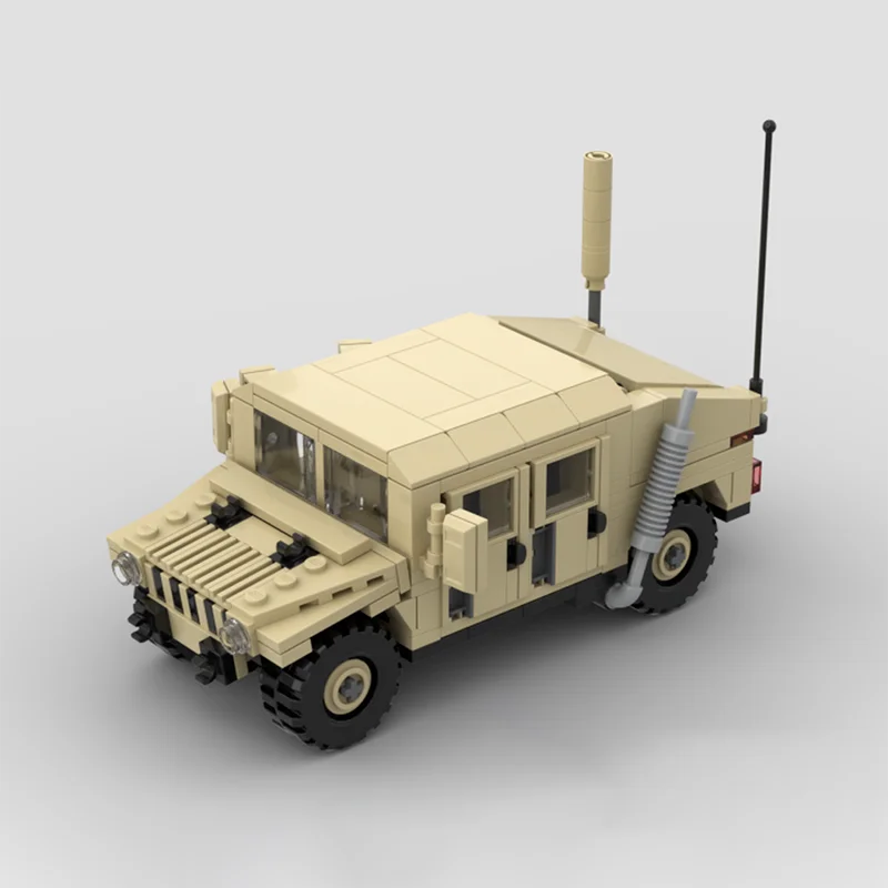 

MOC combat equipment Hummer special operations vehicle model DIY assembly building blocks toys children's birthday gift