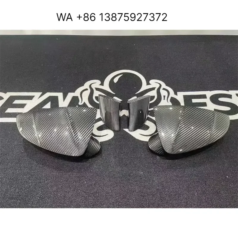 Wmwmnu High Quality M Style Dry Carbon Fiber Side Mirror Covers for MC20 Dry Carbon Fiber Mirror Housing Replacement