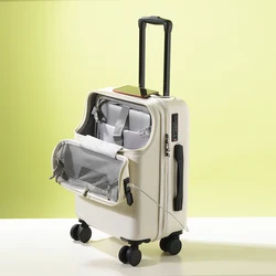 Reiskoffer Handbagage Cabine Rollende Bagage Trolley Wachtwoord Koffer Tas Met Wielen Zakelijke Lichtgewicht Bagage