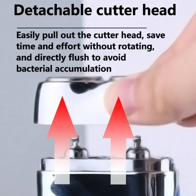 Golarka do urządzeń przenośnych Kemei MINI elektryczna maszynka do golenia przenośna trymer do brody bezprzewodowa bateria USB do ładowania na sucho i na mokro maszynka do golenia IPX7