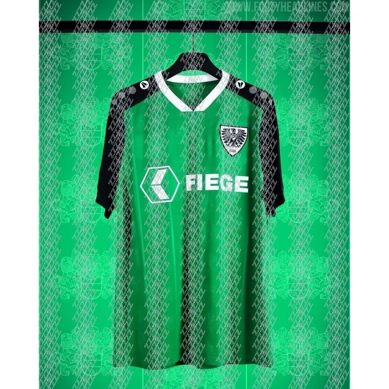 Men's, Children's, and Adult New Football Shirts, Prussian Athletic, Breathable, for Training, Quick Drying Short Sleeves