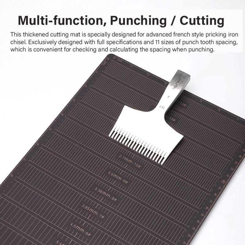 WUTA Professional 8mm Thicken Leather Punching Board A4 A5, Cutting Mat, Engraving Pad, Carving Knife Plate DIY Craft Tools