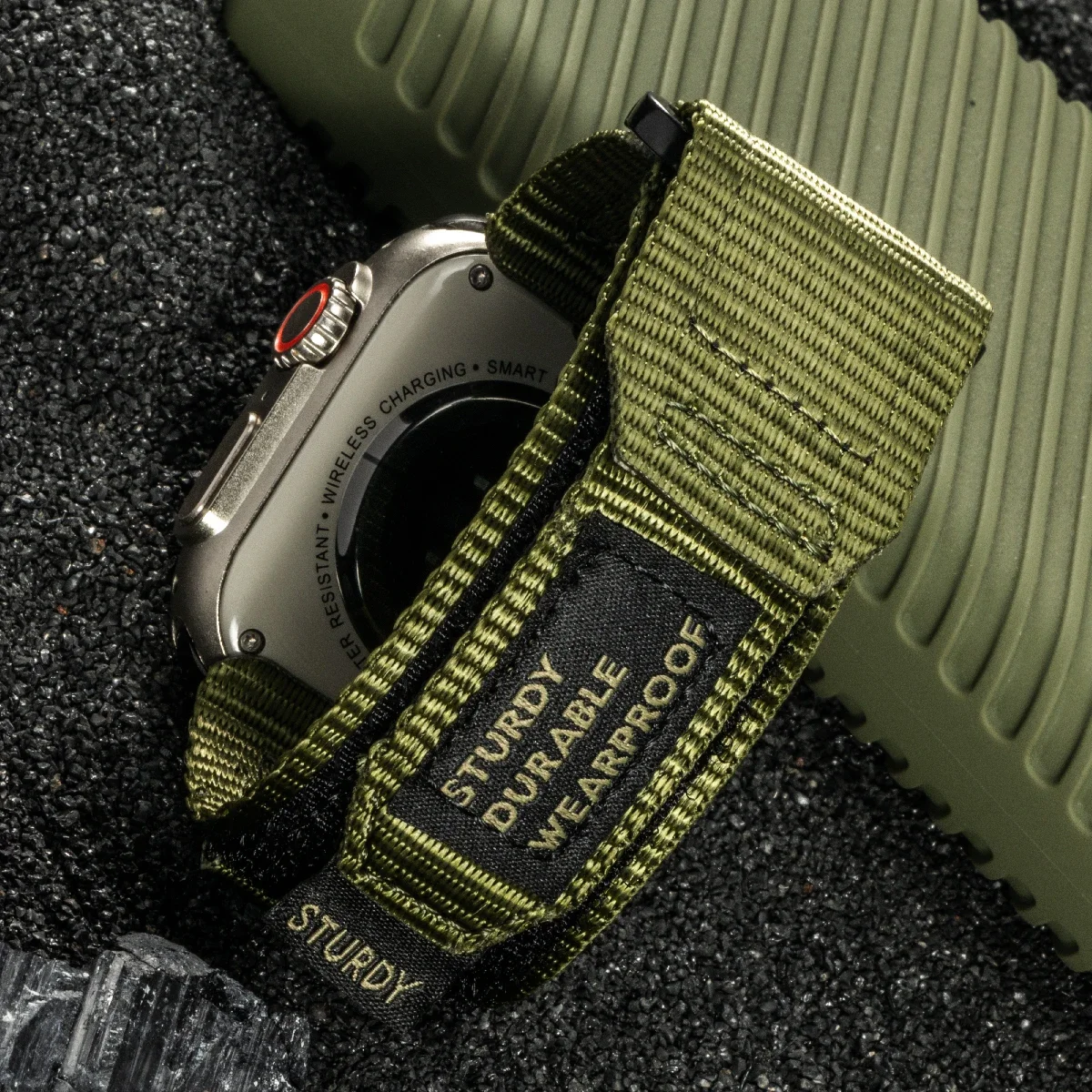 Нейлоновый ремешок для Apple Watch Ultra 2 Band 49 мм 44 мм 41 мм 45 мм 40 мм 46 мм 42 мм Тактический браслет для Iwatch Series 10 9 8 7 6 5 4 3