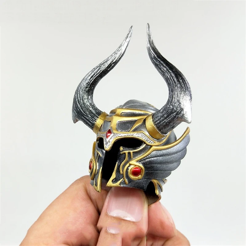 

1/6 TBLeague PL2020-173B Silver Head Helmet Knight Of Fire Silver Version For Mostly 12 inch Women Doll Accessories